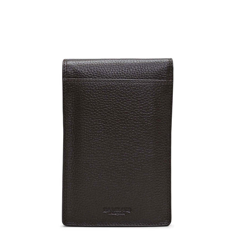 Wax Leather Passport Case - Chocolate