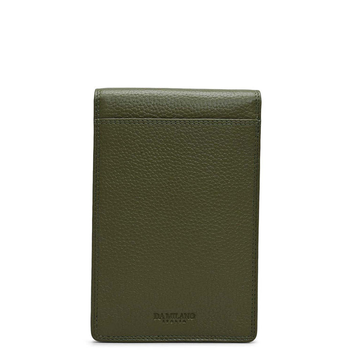 Wax Leather Passport Case - Fern