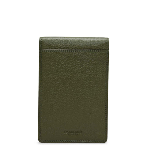 Wax Leather Passport Case - Fern