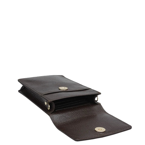 Wax Leather Passport Case - Chocolate