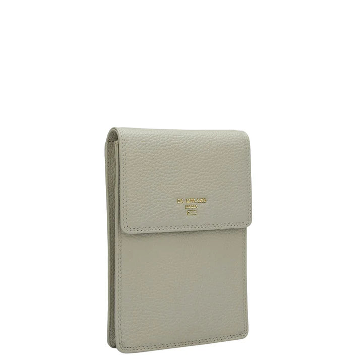 Wax Leather Passport Case - Khaki