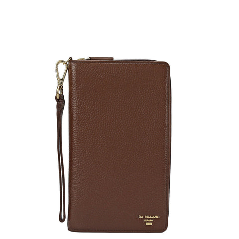Wax Leather Passport Case - Espresso