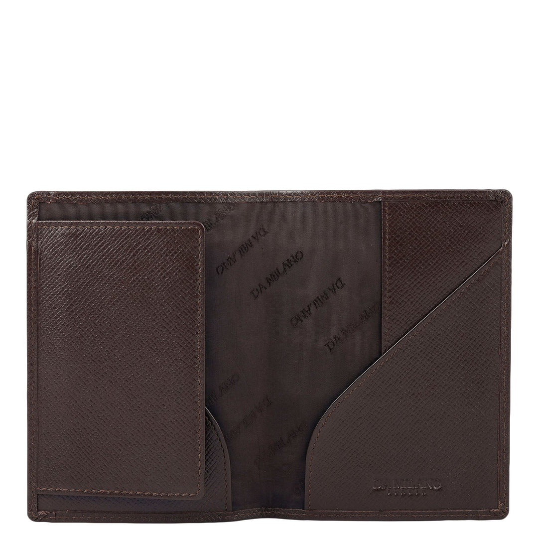 Croco Leather Passport Case - Date