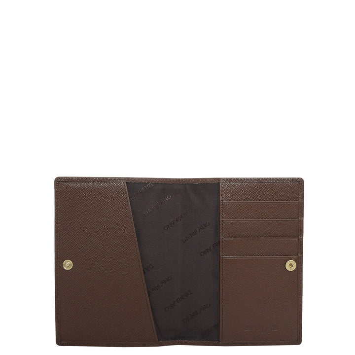 Croco Leather Passport Case - Date