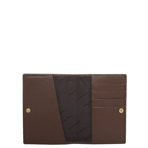 Croco Leather Passport Case - Date