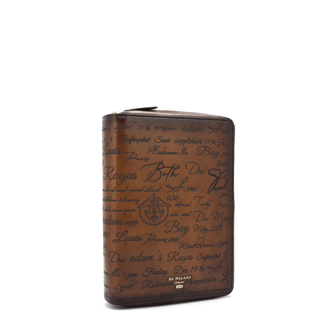 Signato Leather Passport Case - Cognac