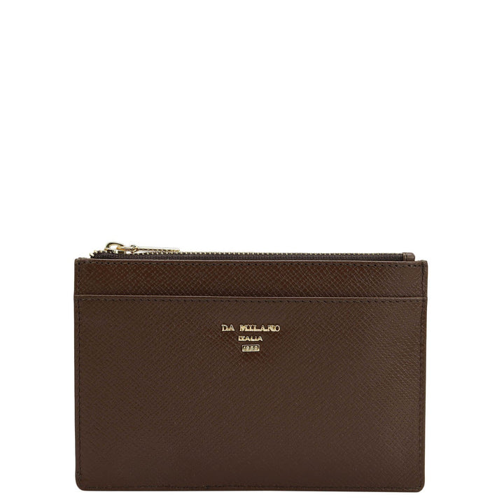 Franzy Leather Passport Case - Military Green & Date