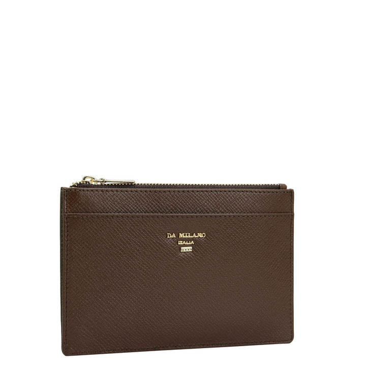 Franzy Leather Passport Case - Military Green & Date