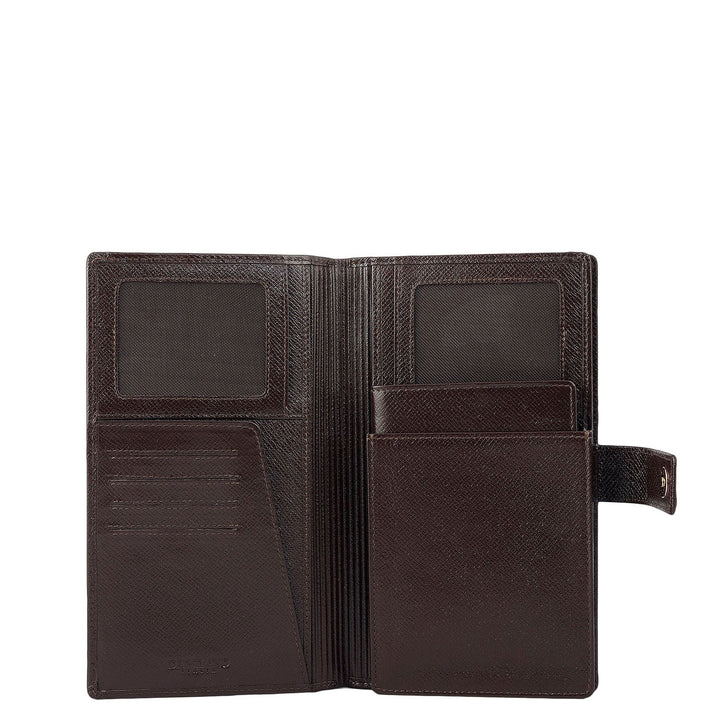 Croco Leather Passport Case - Date