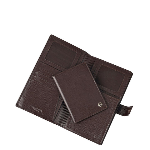 Croco Leather Passport Case - Date