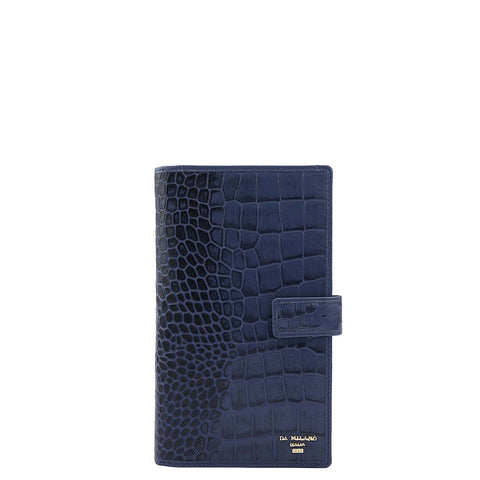 Croco Leather Passport Case - Stardust