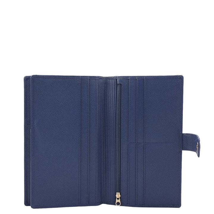 Croco Leather Passport Case - Stardust