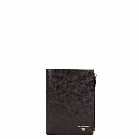 Franzy Leather Passport Case - Chocolate