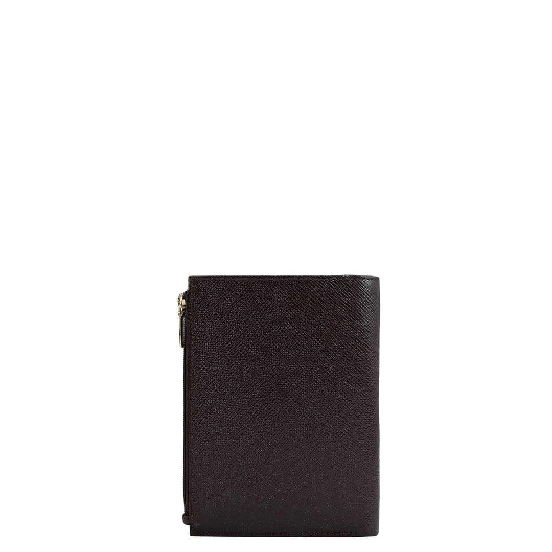 Franzy Leather Passport Case - Chocolate