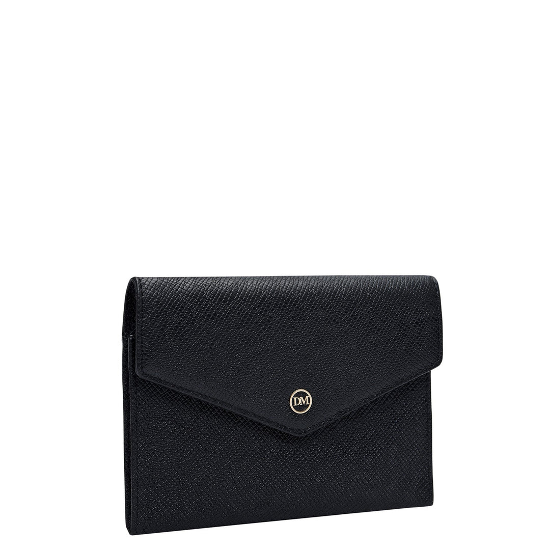 Franzy Leather Passport Case - Black