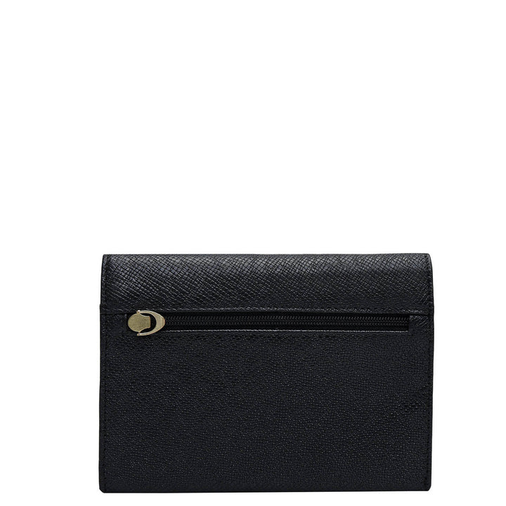 Franzy Leather Passport Case - Black