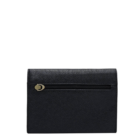 Franzy Leather Passport Case - Black