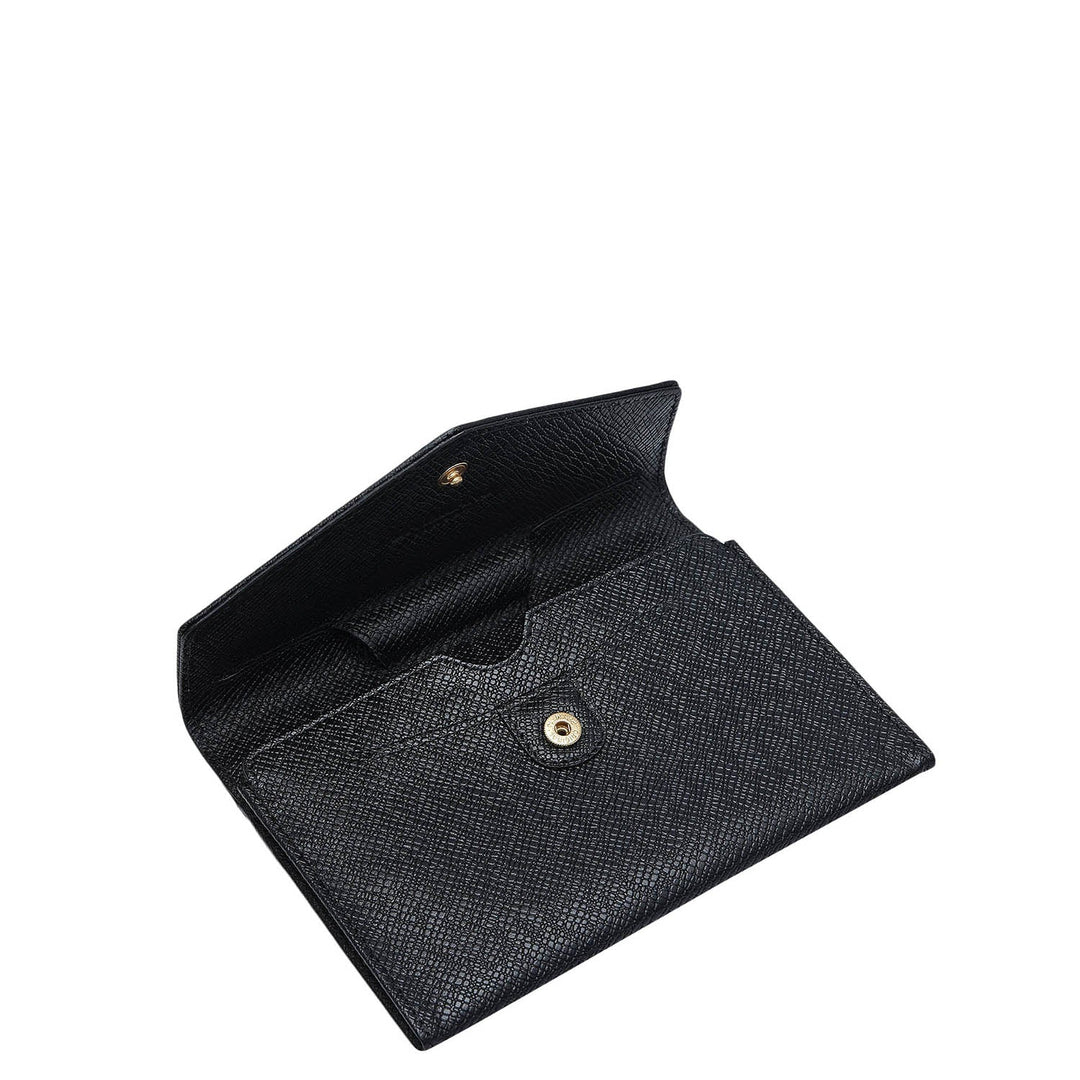 Franzy Leather Passport Case - Black