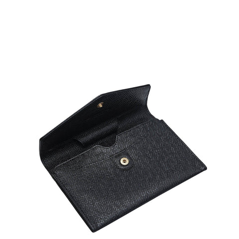 Franzy Leather Passport Case - Black