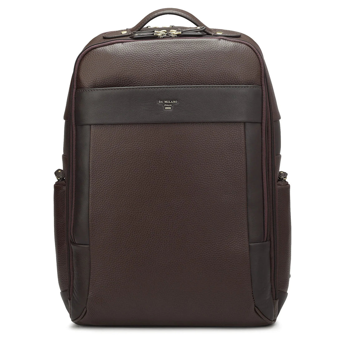 Wax Leather Backpack - Chocolate