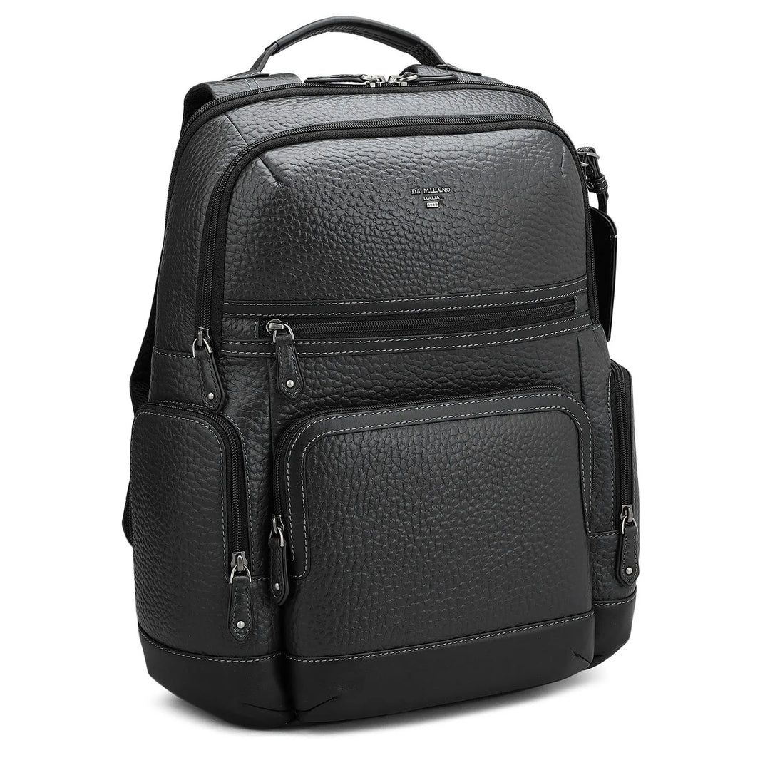 Bub Leather Backpack - Black