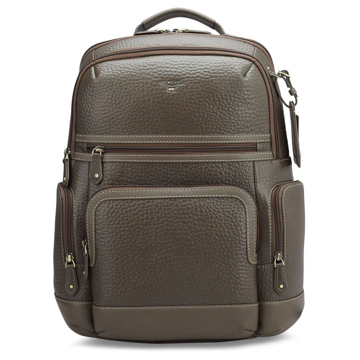 Bub Leather Backpack - Taupe