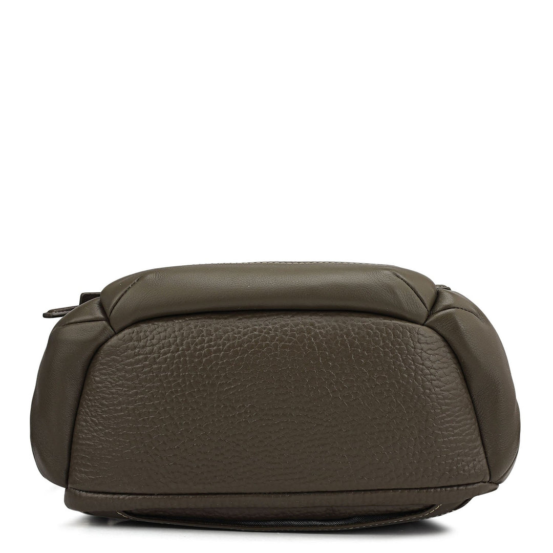 Bub Leather Backpack - Taupe