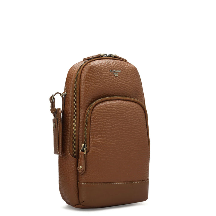 Bub Leather Crossbody - Tan