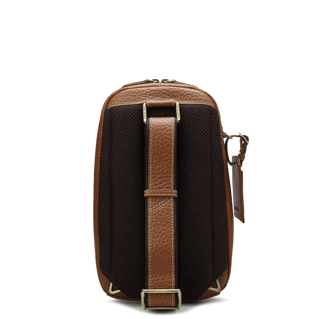 Bub Leather Crossbody - Tan