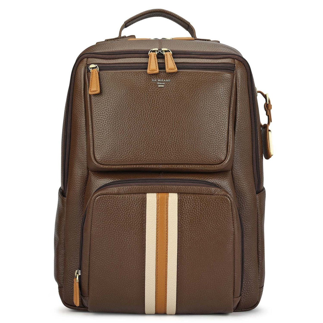 Wax Leather Backpack - Mocha
