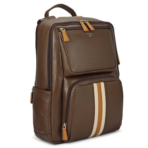 Wax Leather Backpack - Mocha
