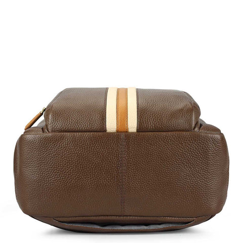 Wax Leather Backpack - Mocha