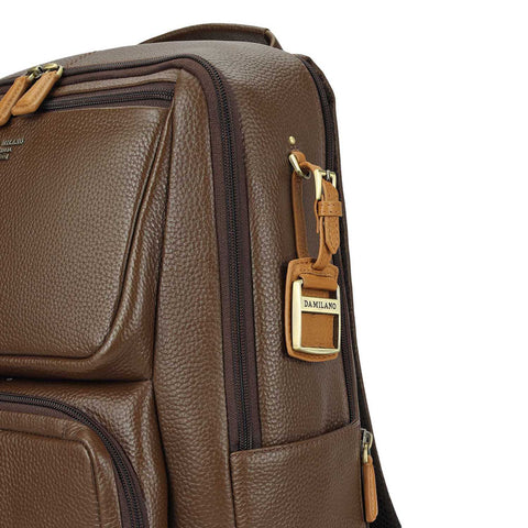 Wax Leather Backpack - Mocha