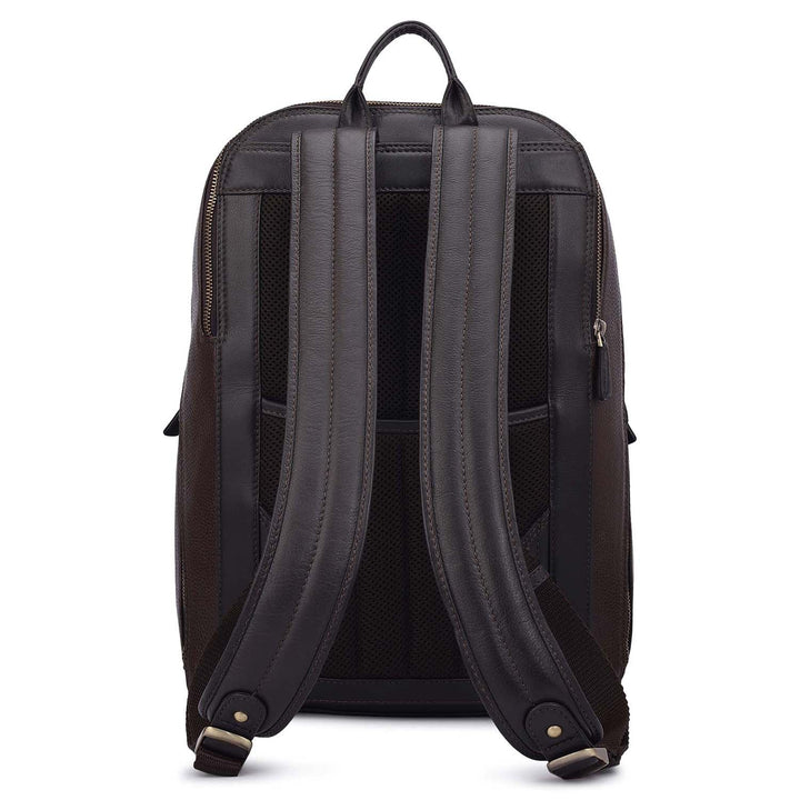 Wax Leather Backpack - Chocolate