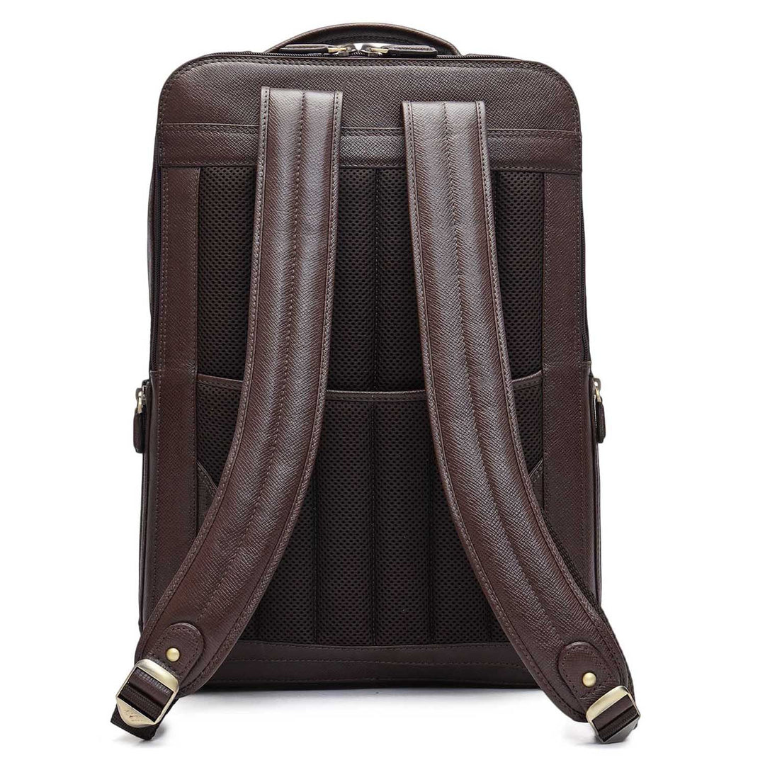 Croco Franzy Leather Backpack - Date