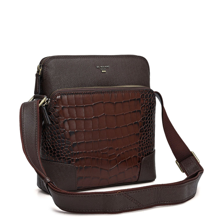 Croco Franzy Leather Sling - Date