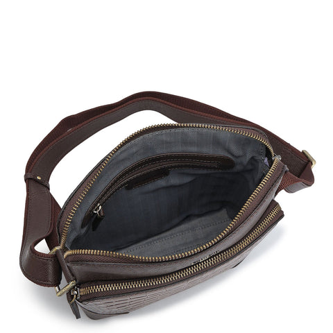 Croco Franzy Leather Sling - Date