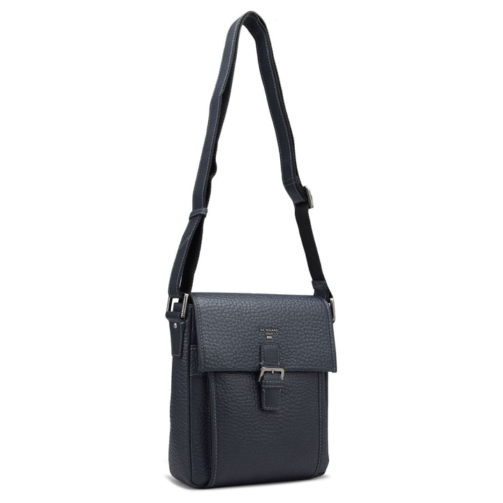Bub Leather Men Sling - Blue