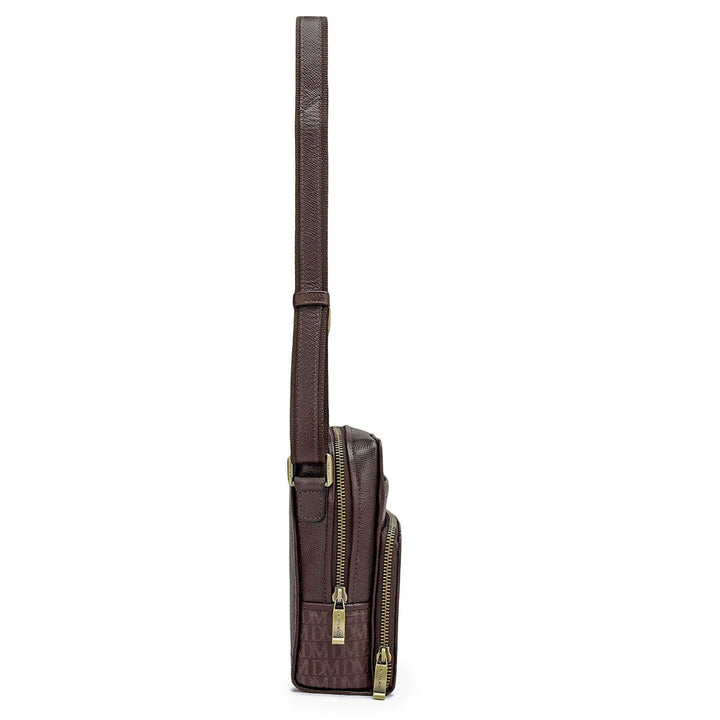 Monogram Franzy Leather Men Sling - Walnut