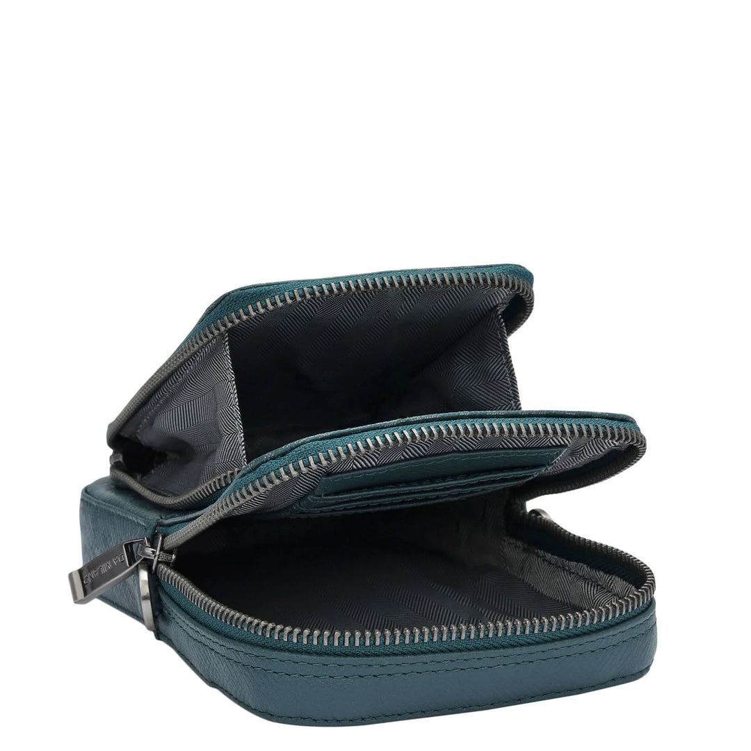 Monogram Leather Men Sling - Octane