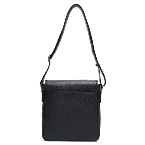 Wax Leather Men Sling - Black