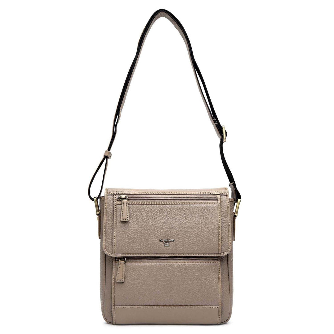 Wax Leather Men Sling - Greyish Taupe