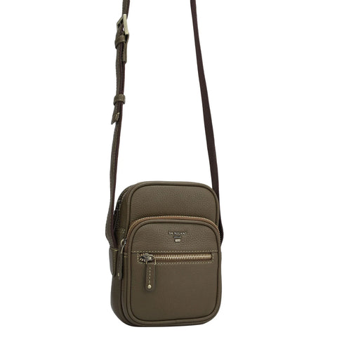 Wax Leather Men Sling - Chocolate