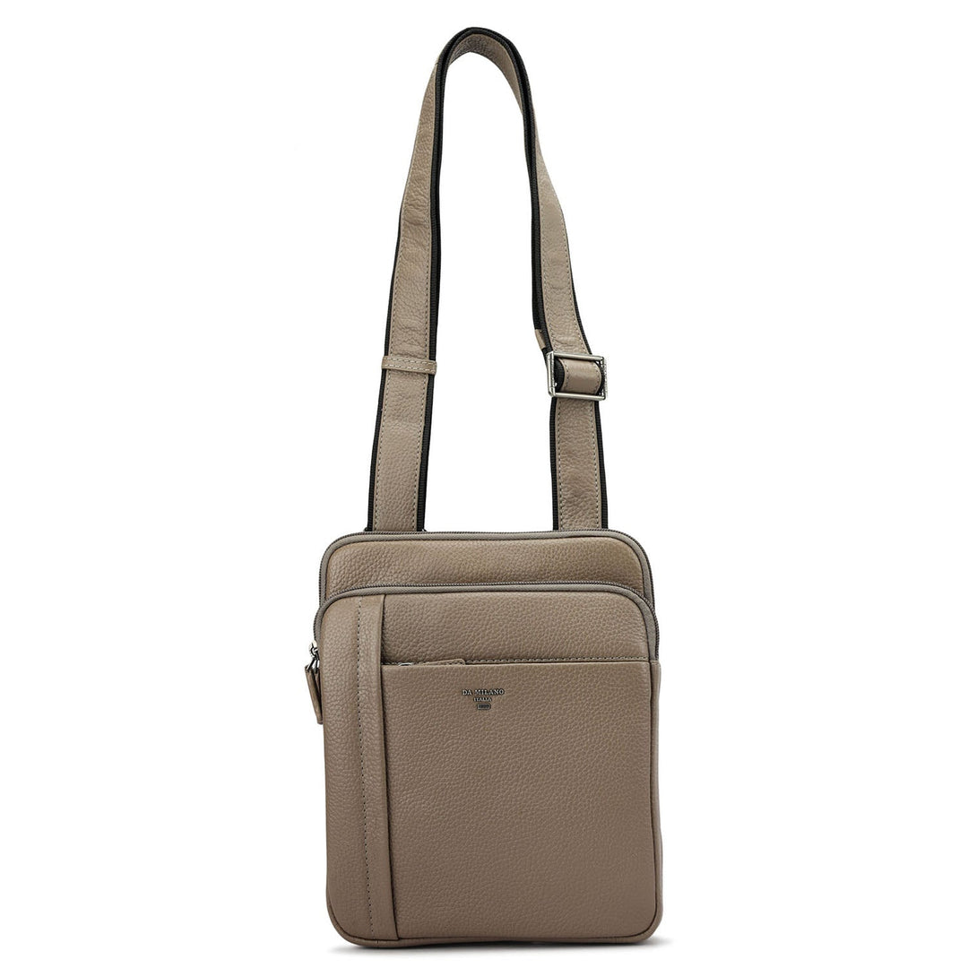 Wax Leather Men Sling - Smoke Grey