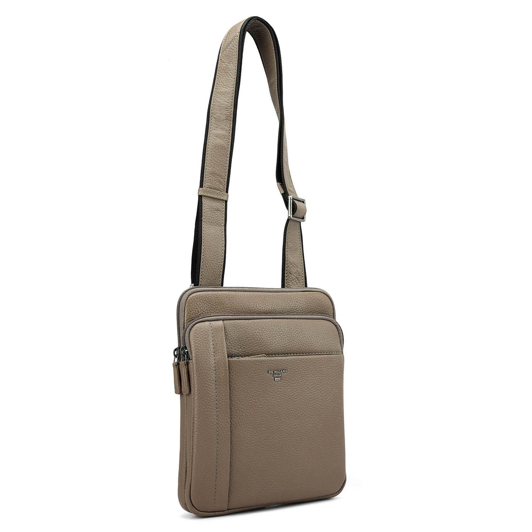 Wax Leather Men Sling - Smoke Grey