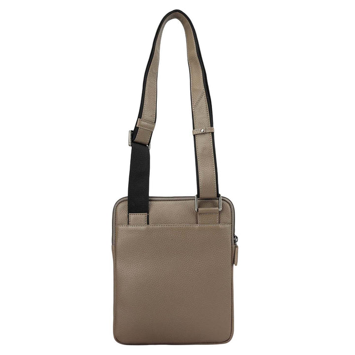 Wax Leather Men Sling - Smoke Grey