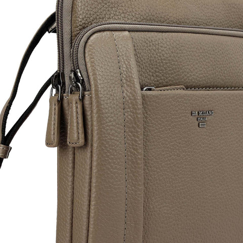 Wax Leather Men Sling - Smoke Grey