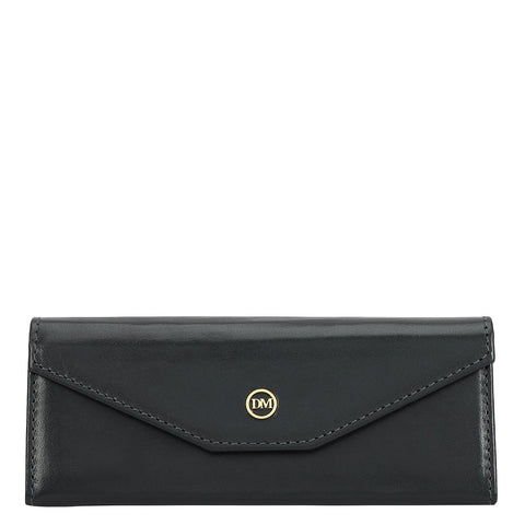 Plain Leather Spectacle Case - Grey