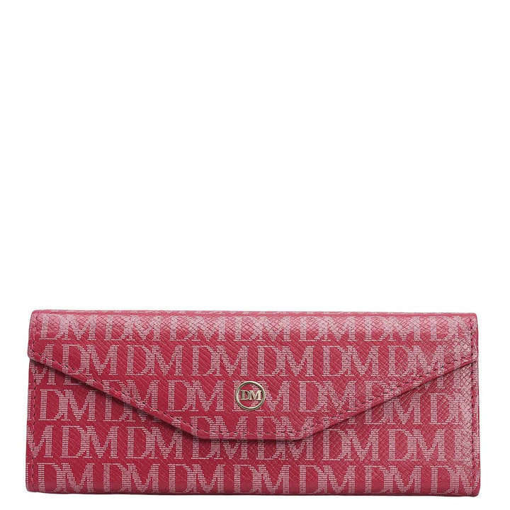 Monogram Leather Spectacle Case - Plumberry