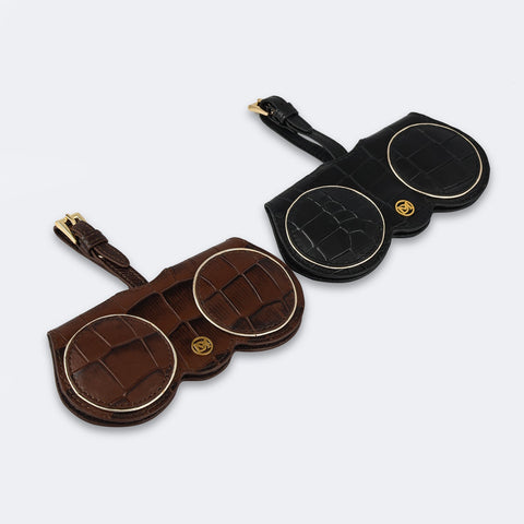 Croco Leather Spectacle Case - Date